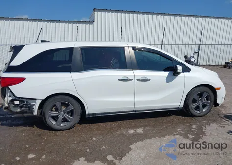 2021 Honda Odyssey Ex from USA, damaged, VIN 5FNRL6H50MB014084